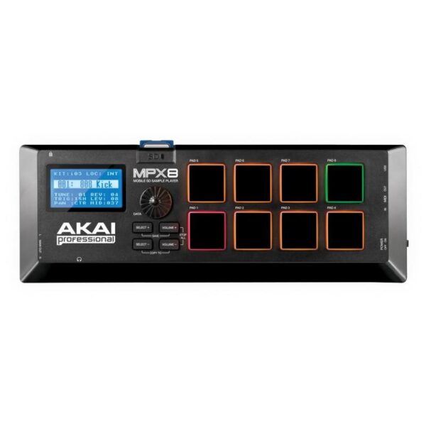 SAMPLER PORTATIL CON 8 PADS AKAI MPX8