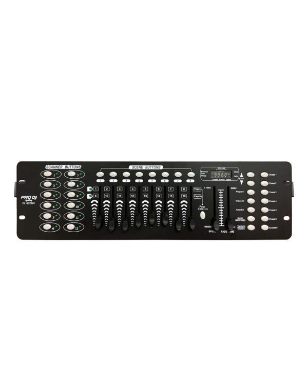 controlador dmx para luces cl192dmx pro dj lighting