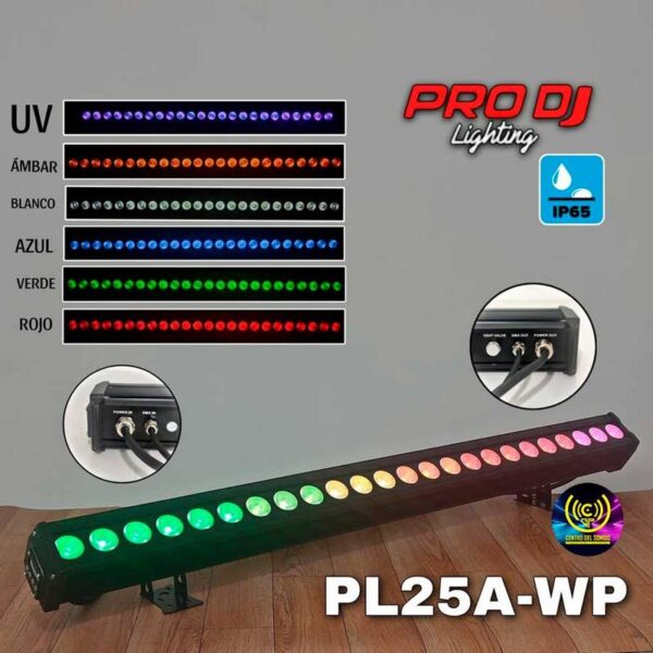 barra de led pl25a wp pro dj lighting