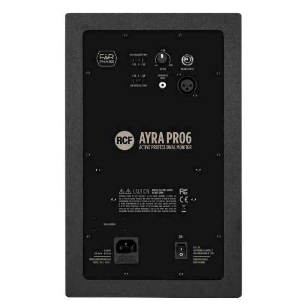 monitor de estudio activo profesional de dos vias ayra pro6