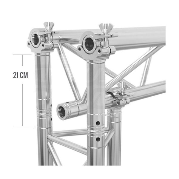 espaciador con clamp cosmic truss 5055 210mm