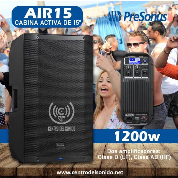 presonus air15 cabina activa de 15'' presonus air15 cabina activa de 15''