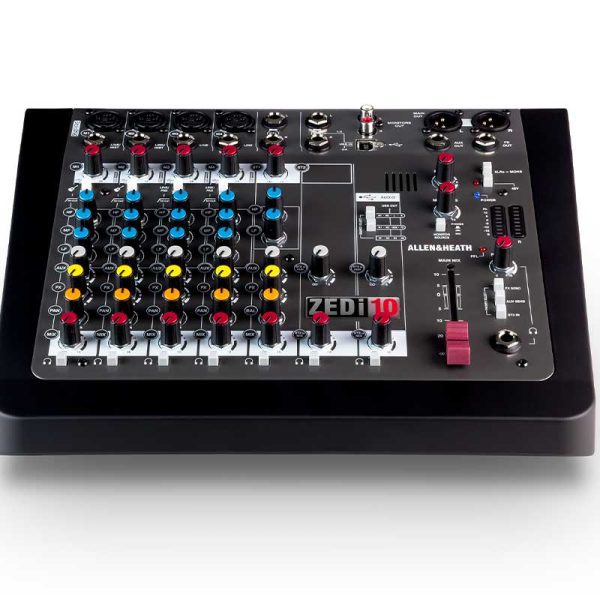 allen & heath zedi 10 mezclador compacto híbrido / interfaz usb de 4x4