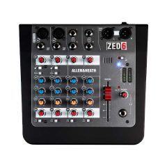 allen & heath zedi 6 mezclador analógico compacto de 6 entradas