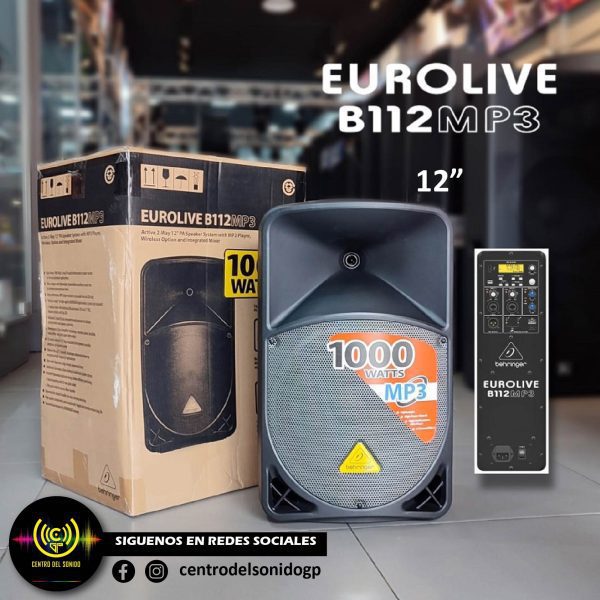 cabina activa b112mp3 behringer cabina activa b112mp3 behringer