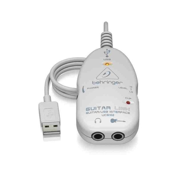 BEHRINGERINTERFAZ interfaz usb para grabación de guitarras ucg102 behringer