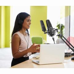 micrófono condensador de gran diafragma boya by m1000