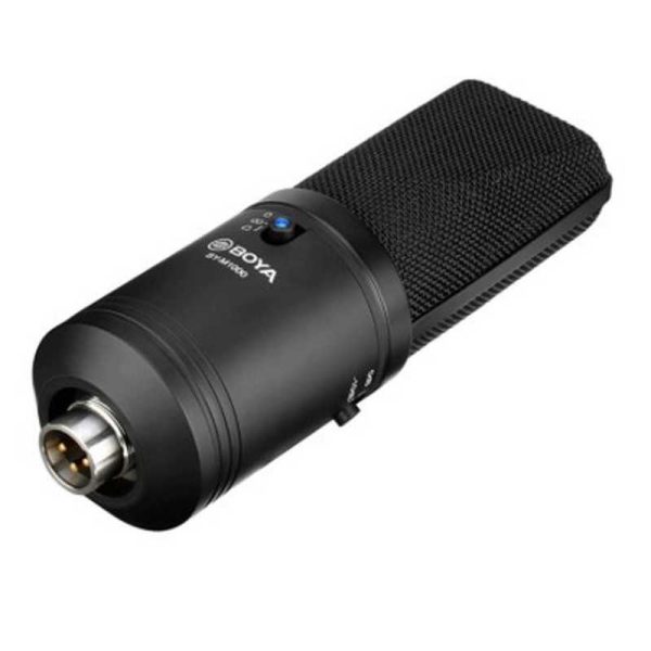 micrófono condensador de gran diafragma boya by m1000