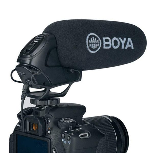 boya by bm3030 micrófono shotgun direccional