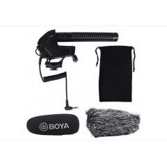boya by bm3030 micrófono shotgun direccional
