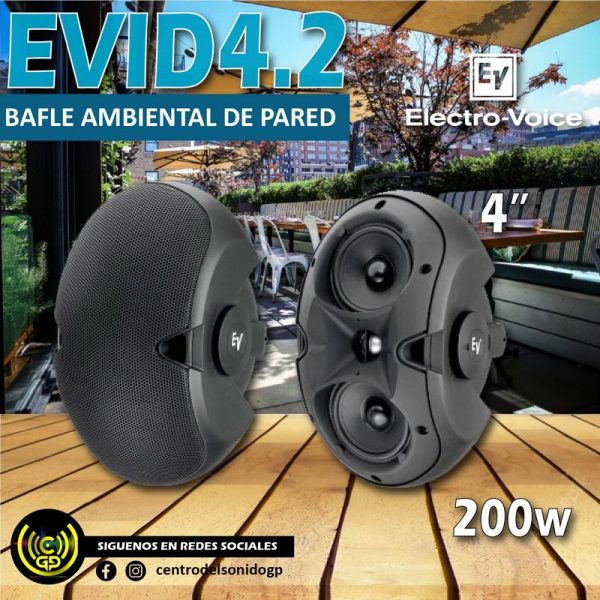 juego de parlantes evid4.2 electro voice juego de parlantes evid4.2 electro voice