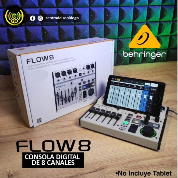 mezclador digital behringer flow 8 mezclador digital behringer flow 8