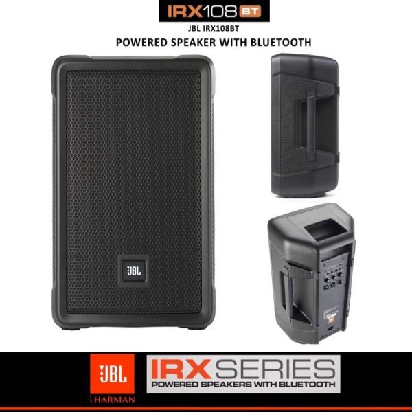 jbl irx108bt cabina activa 1300w bluetooth
