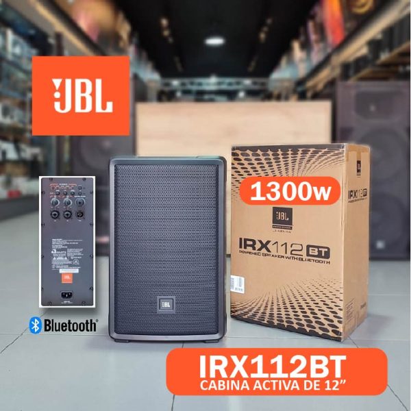 jbl irx112bt cabina activa 1300w bluetooth jbl irx112bt cabina activa 1300w bluetooth