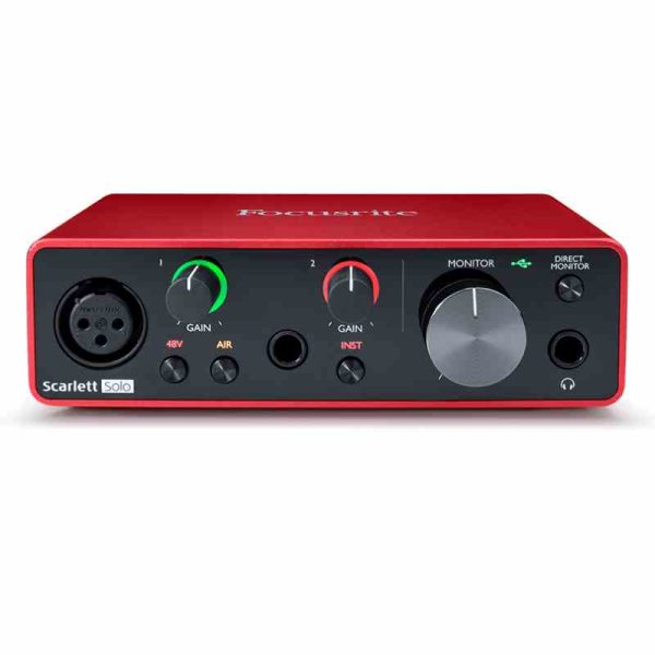 combo estudio scarlett solo mk3