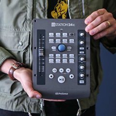 interfaz de audio de dos canales iostation24c