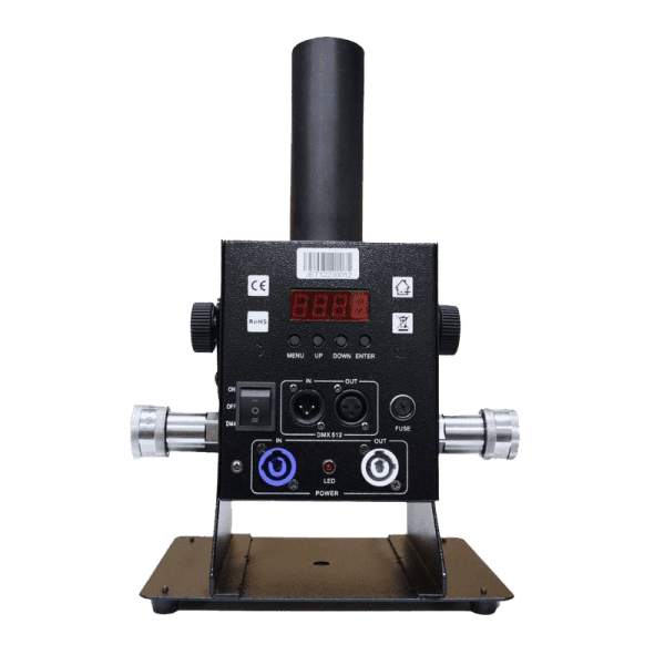 jet12 máquina de chorro de co2 con 12 leds rgb (pantalla digital)