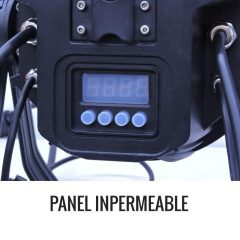 par led resistente al agua lpw001 rgbw ip65 54x3w