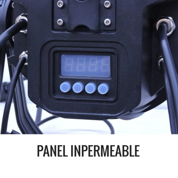 par led resistente al agua lpw001 rgbw ip65 54x3w