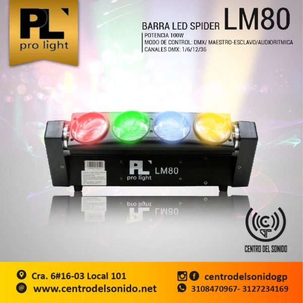 barra led spider lm80 pl pro light 8w (copia) barra led spider lm80 pl pro light 8w (copia)