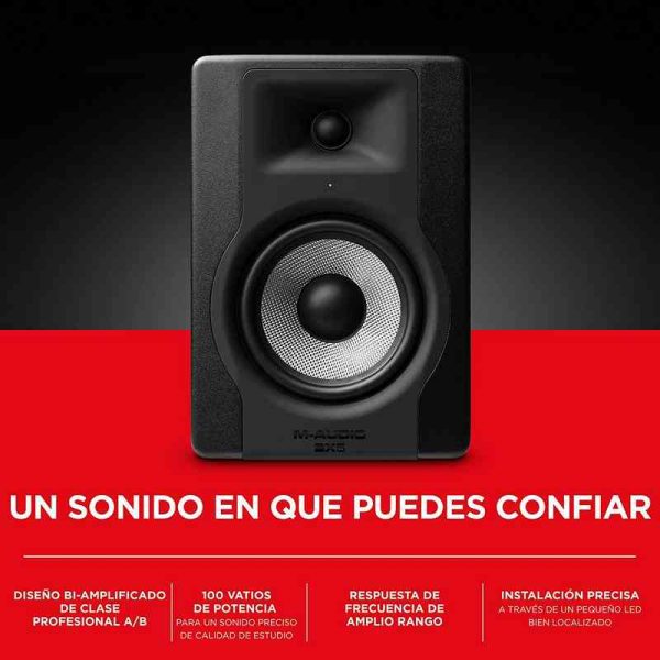 m audio bx5d3 monitor activo de estudio 5"