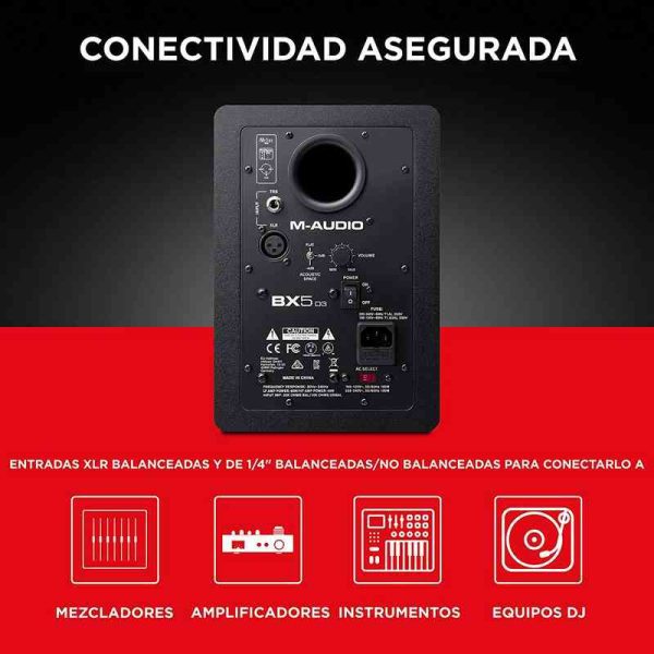 m audio bx5d3 monitor activo de estudio 5"