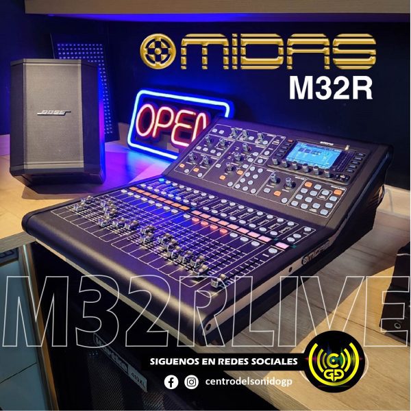 consola digital m32r live midas consola digital m32r live midas