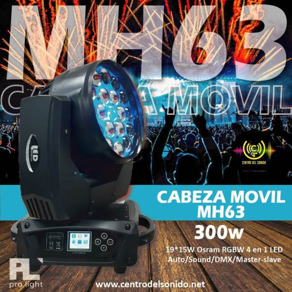 cabeza movil mh63 pl pro light cabeza movil mh63 pl pro light