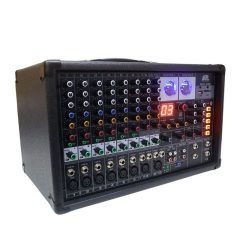 mix 10p consola mezcladora amplificada 300wx2 10ch pa pro audio