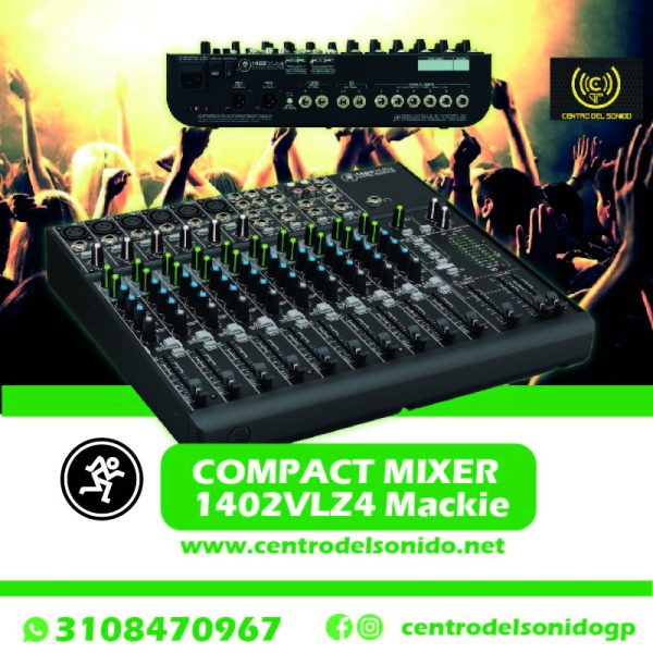 mezclador 1402vlz4 mackie mezclador 1402vlz4 mackie