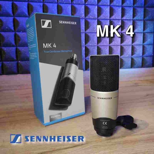 micrófono condensador cardioide sennheiser mk4 estudio