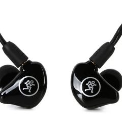 mackie mp 240 auriculares y monitores intrauditivos con controladores híbridos duales