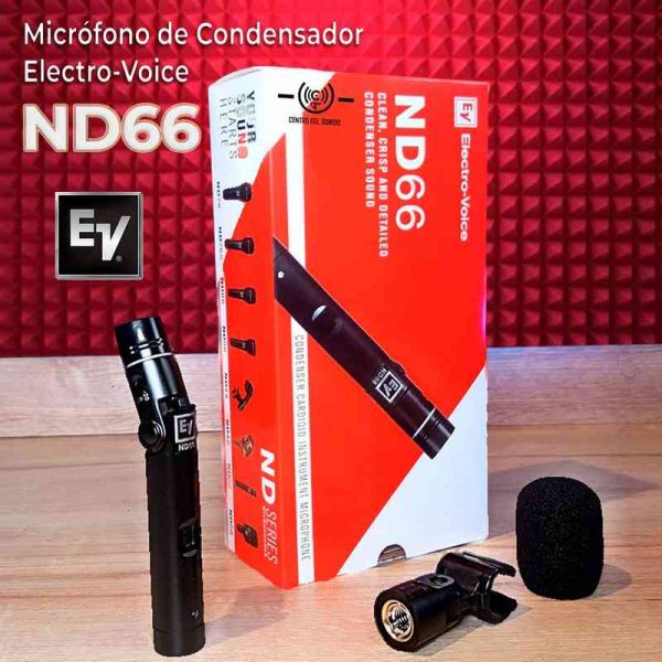 microfono de condensador electro voice nd66 microfono de condensador electro voice nd66