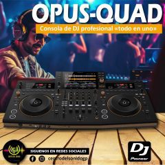 consola dj opus quad todo en uno 4 canales para recordbox y serato pioneer dj