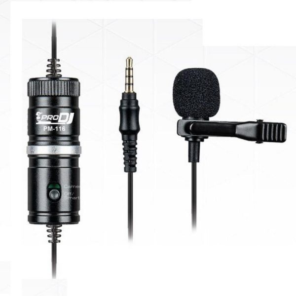 PM116 micrófono de solapa pm116 prodj