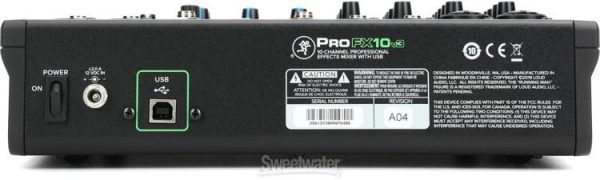 mezclador analógico profx10v3 mackie usb