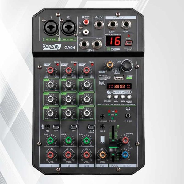 ProdjGA04 consola análoga prodj ga04