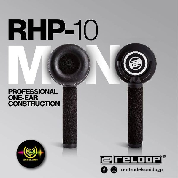 auricular rhp 10 mono negro reloop auricular rhp 10 mono negro reloop