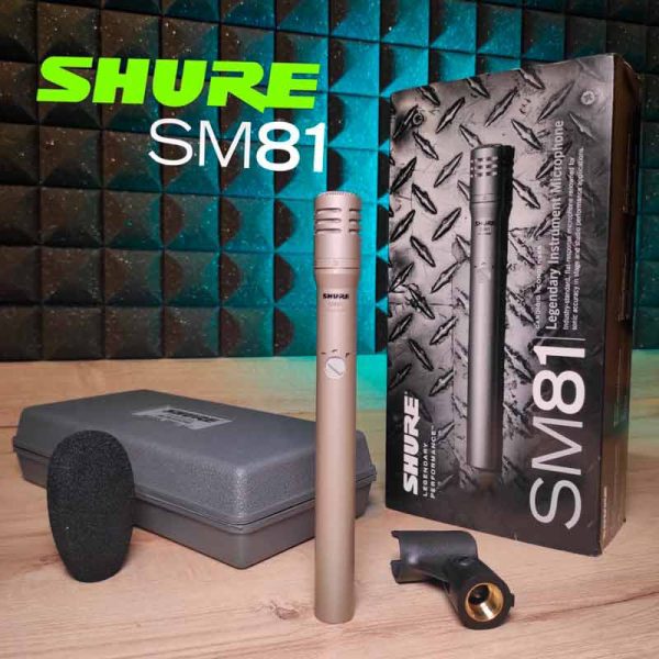 micrófono de condensador unidireccional shure sm81lc micrófono de condensador unidireccional shure sm81lc