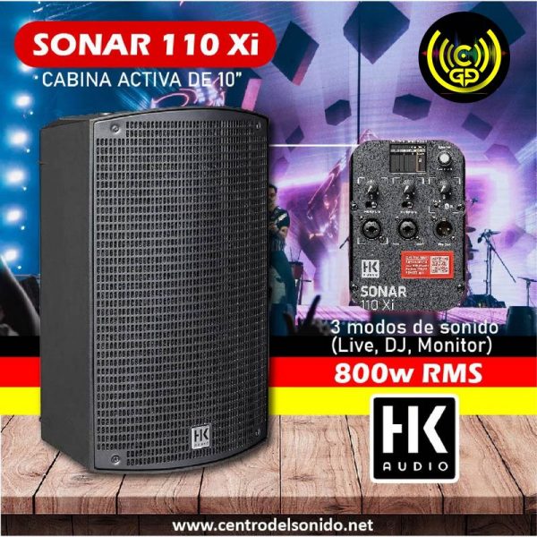 cabina activa sonar 110 xi hk audio 800w cabina activa sonar 110 xi hk audio 800w