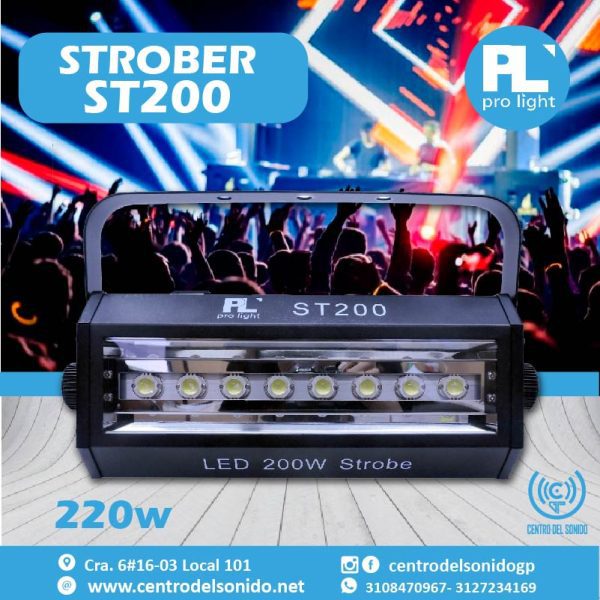 estrober led st200 pl pro light 8x25w (copia) estrober led st200 pl pro light 8x25w (copia)