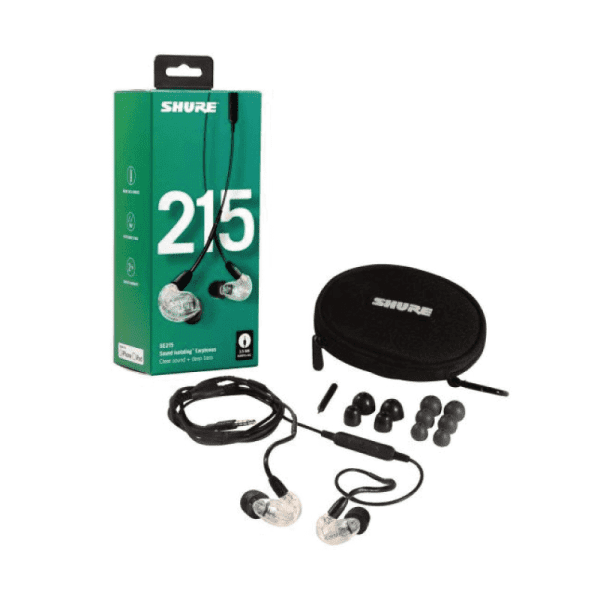 Shure-SE215CLKUNI-2 auriculares shure se215 cl uni mic/control