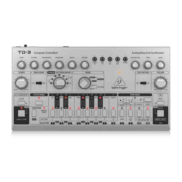 TD 3 Silver Sintetizador sintetizador análogo de bajos td3 sr behringer