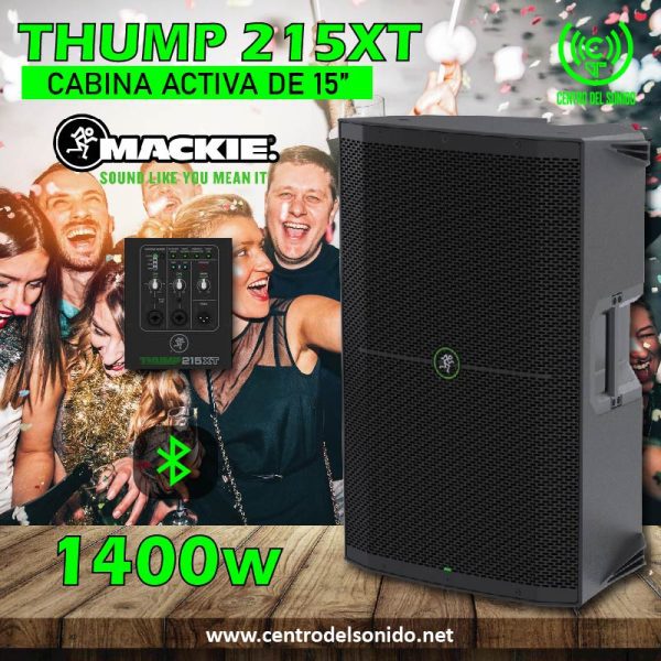 cabina activa thump 215xt mackie 1400w cabina activa thump 215xt mackie 1400w