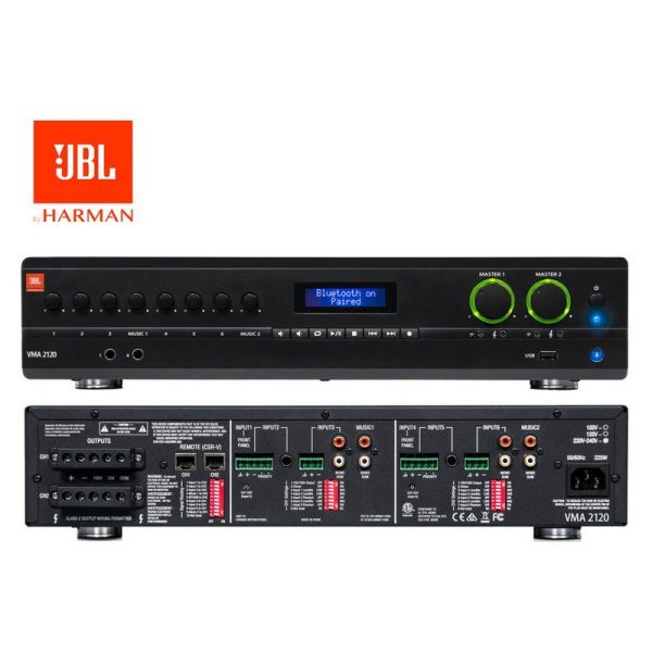amplificador jbl vma2120 de 2 canales