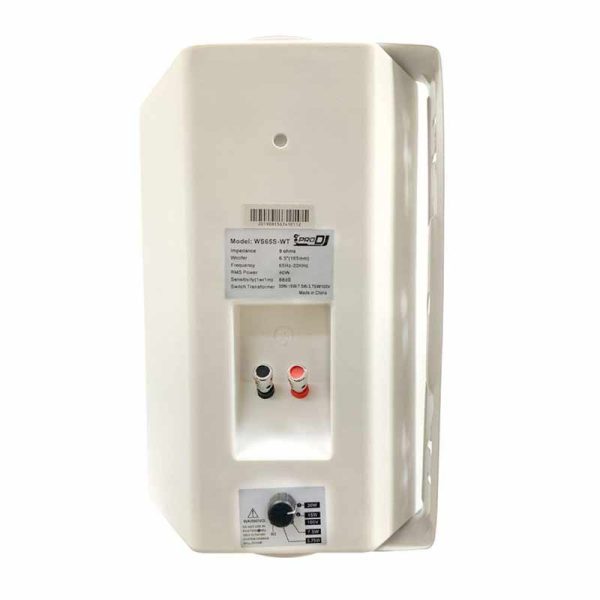 parlante pro dj ws65s wt ambiental pared 6.5″ blanco 30w
