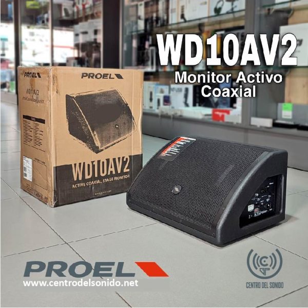 proel wd10av2 monitor de piso amplificado proel wd10av2 monitor de piso amplificado