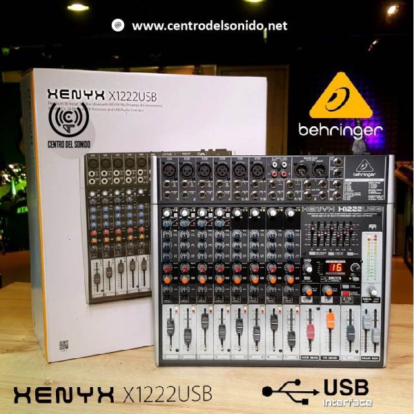 mezclador behringer x1222usb mezclador behringer x1222usb