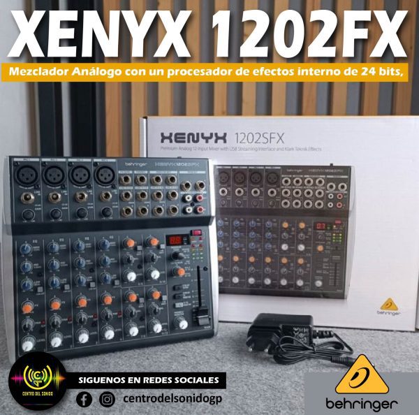 mezclador behringer xenyx1202sfx mezclador behringer xenyx1202sfx