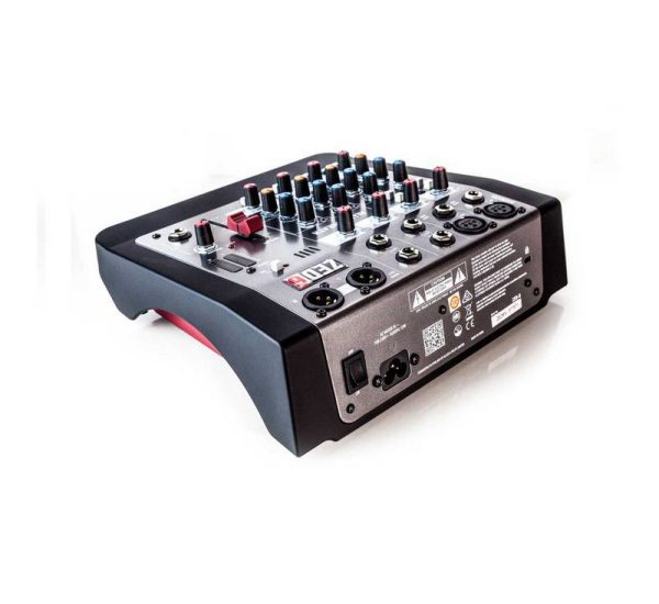 zed 6 mezclador analógico compacto de 6 entradas